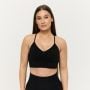 Biustonosz sportowy Sculpt Seamless Black - GymBeam M