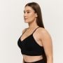 Biustonosz sportowy Sculpt Seamless Black - GymBeam M