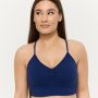 Biustonosz sportowy Sculpt Seamless Navy - GymBeam S