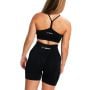 Biustonosz sportowy Sculpt Seamless Black - GymBeam M