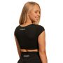 Damska koszulka Sense Cropped Black - BeastPink XS