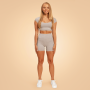 Damska koszulka Sense Cropped Grey - BeastPink M