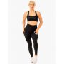 Biustonosz sportowy Knockout Racer Back Black - Ryderwear M