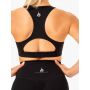 Biustonosz sportowy Knockout Racer Back Black - Ryderwear M