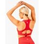 Stanik sportowy Knockout Racer Back Red - Ryderwear S