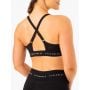 Biustonosz sportowy Reflex Cross Over Black - Ryderwear XL