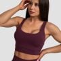 Stanik sportowy Cut-Out Eggplant - GymBeam M
