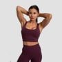 Stanik sportowy Cut-Out Eggplant - GymBeam M