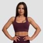 Stanik sportowy Mesh Panel Eggplant - GymBeam XS