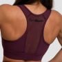 Stanik sportowy Mesh Panel Eggplant - GymBeam XS
