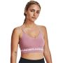 Bezszwowy stanik sportowy Low Long Pink - Under Armour XL