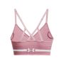 Bezszwowy stanik sportowy Low Long Pink - Under Armour XL