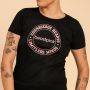 Damski T-Shirt Serenity Black - BeastPink L