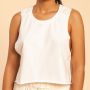 Damski Tank Top Serenity Ivory - BeastPink S