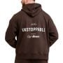 Bluza z kapturem Unstoppable Brown - GymBeam XL