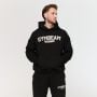 Bluza z kapturem Varsity Black - GymBeam XXXL