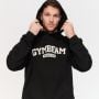 Bluza z kapturem Varsity Black - GymBeam XXXL