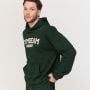 Bluza z kapturem Varsity Green - GymBeam XXXL
