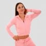 Damska bluza z kapturem na zamek TRN Pink - GymBeam S