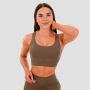 Biustonosz sportowy Cut-Out Olive - GymBeam M
