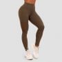 Damskie legginsy Mesh Panel Olive - GymBeam S