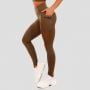 Damskie legginsy Mesh Panel Olive - GymBeam S