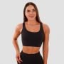 Biustonosz sportowy Cut-Out Black - GymBeam S