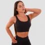 Biustonosz sportowy Cut-Out Black - GymBeam S