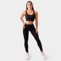 Biustonosz sportowy Cut-Out Black - GymBeam S