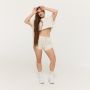 Damska bluza z kapturem Relay Cropped Pearl - GymBeam S