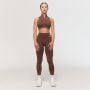 Damskie legginsy bezszwowe Fierce Brown - GymBeam XXL