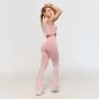 Damskie spodnie bezszwowe Fierce Baby Pink - GymBeam XXL