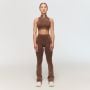 Damskie spodnie bezszwowe Fierce Brown - GymBeam XXL