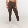 Damskie legginsy Fierce V-back Cappuccino - GymBeam XXL