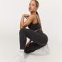 Damskie legginsy BEAT Charcoal - GymBeam S