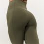 Damskie legginsy Combat Olive Grey - GymBeam S