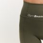 Damskie legginsy Combat Olive Grey - GymBeam S