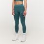 Bezszwowe damskie legginsy Lift Petrol - GymBeam XS