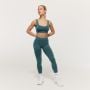 Bezszwowe damskie legginsy Lift Petrol - GymBeam XS