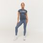 Damska koszulka Essence Mesh Denim Blue - GymBeam S