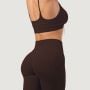 Damskie legginsy bezszwowe NEO Mocha - GymBeam S