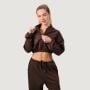 Damska bluza Zip-Up NEO Mocha - GymBeam XL