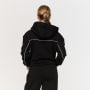 Damska bluza z kapturem Varsity Black - GymBeam XXL