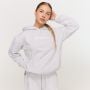Damska bluza z kapturem Varsity Grey - GymBeam XXL