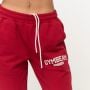 Damskie spodnie dresowe Varsity Red - GymBeam XXL