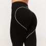 Damskie Legginsy Varsity Black - GymBeam XL