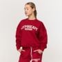 Damska bluza Varsity Red - GymBeam XXL