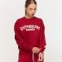Damska bluza Varsity Red - GymBeam XXL