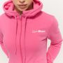 Damska bluza z kapturem Zip Up Limitless Dragonfruit - GymBeam L