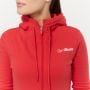 Damska bluza z kapturem Zip Up Limitless Hot Red - GymBeam L